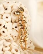 Elegant and Durable: LC Imitation's 2 Grams Gold Forming Suidhaga Earrings for Women