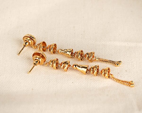 Elegant and Durable: LC Imitation's 2 Grams Gold Forming Suidhaga Earrings for Women