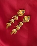 Elegant LC Imitation 2 Grams Gold Forming Earrings for Women