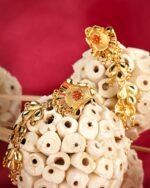 Elegant LC Imitation 2 Grams Gold Forming Earrings for Women