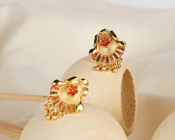 Elegant LC Imitation 2 Grams Gold Forming Earrings