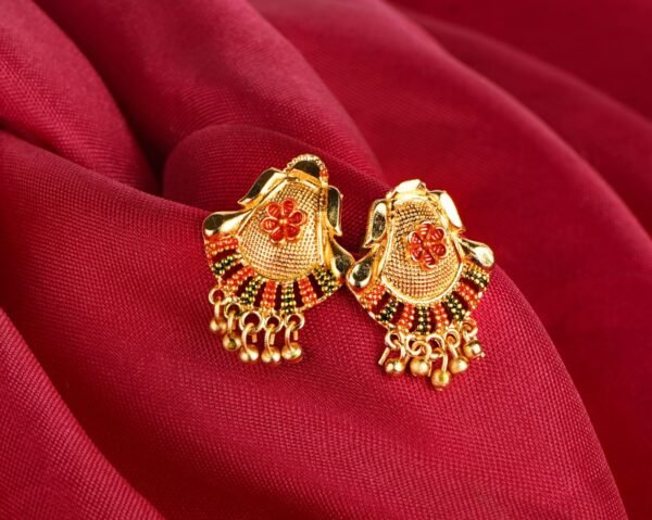 Elegant LC Imitation 2 Grams Gold Forming Earrings