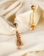 Elegant 2 Grams Gold Forming Suidhaga Earrings for Women