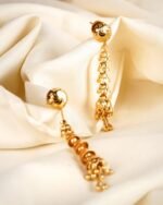 Elegant 2 Grams Gold Forming Suidhaga Earrings for Women