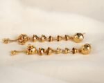 Elegant 2 Grams Gold Forming Suidhaga Earrings for Women