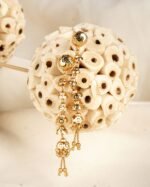 Elegant 2 Grams Gold Forming Suidhaga Earrings for Women