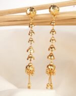 Elegant 2 Grams Gold Forming Suidhaga Earrings for Women