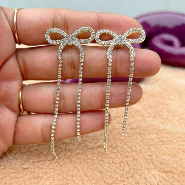 Elegant Korean Western Partywear Earrings for Women and Girls