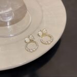 Elegant Style with LC Imitation's Korean Western Partywear AD/CZ Earrings