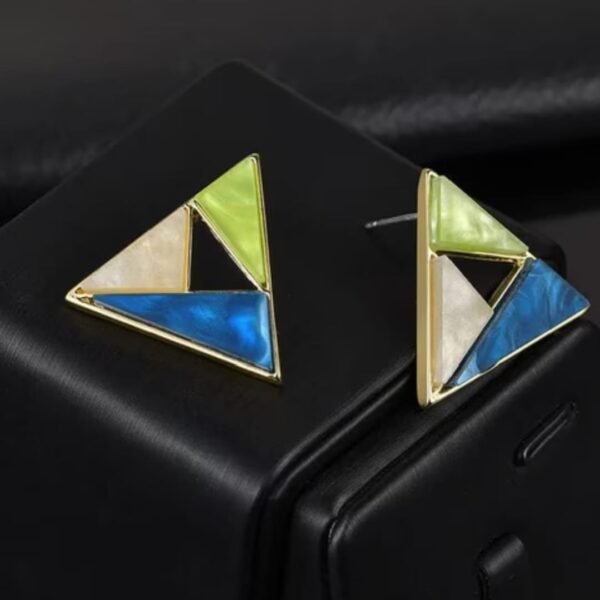 Add Glamour to Your Look with LC Imitation’s Triangle Shape Korean Western Partywear Studs
