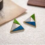 Add Glamour to Your Look with LC Imitation’s Triangle Shape Korean Western Partywear Studs
