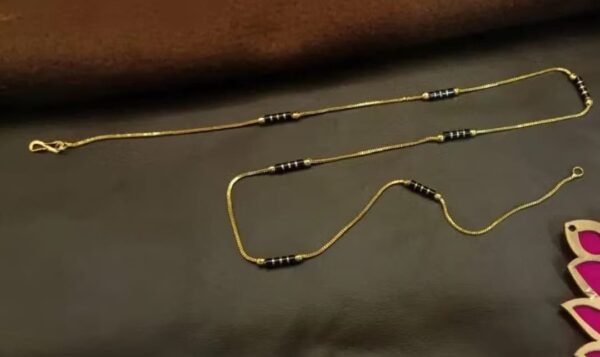 Discover the Elegance of LC Imitation's One Gram Gold Plated Mangalsutra Chain