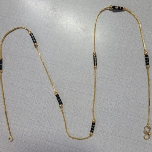 Discover the Elegance of LC Imitation's One Gram Gold Plated Mangalsutra Chain