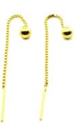 One Gram Micro Gold Plated Traditional Suidhaga Earrings for Women For Girls