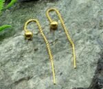 One Gram Micro Gold Plated Traditional Suidhaga Earrings for Women For Girls