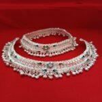 Indian Traditional Screw Anklets Payal Pair for Women Girls with Attached Ghungroo – Fashion Designer Barefoot Foot Imitation Jewellery