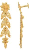Indian Traditional Beautiful One Gram Gold Plated Earrings For Women And Girls