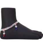 Beautiful Indian Traditional Silver Plated Partywear Payal Pajeb Anklets For Women And Girls
