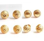 Trendy Design Daily wear One Gram Gold Plated Small Studs Combo Of 4 For women and girls