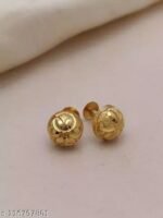 Trendy Design Daily wear One Gram Gold Plated Small Studs Combo Of 4 For women and girls